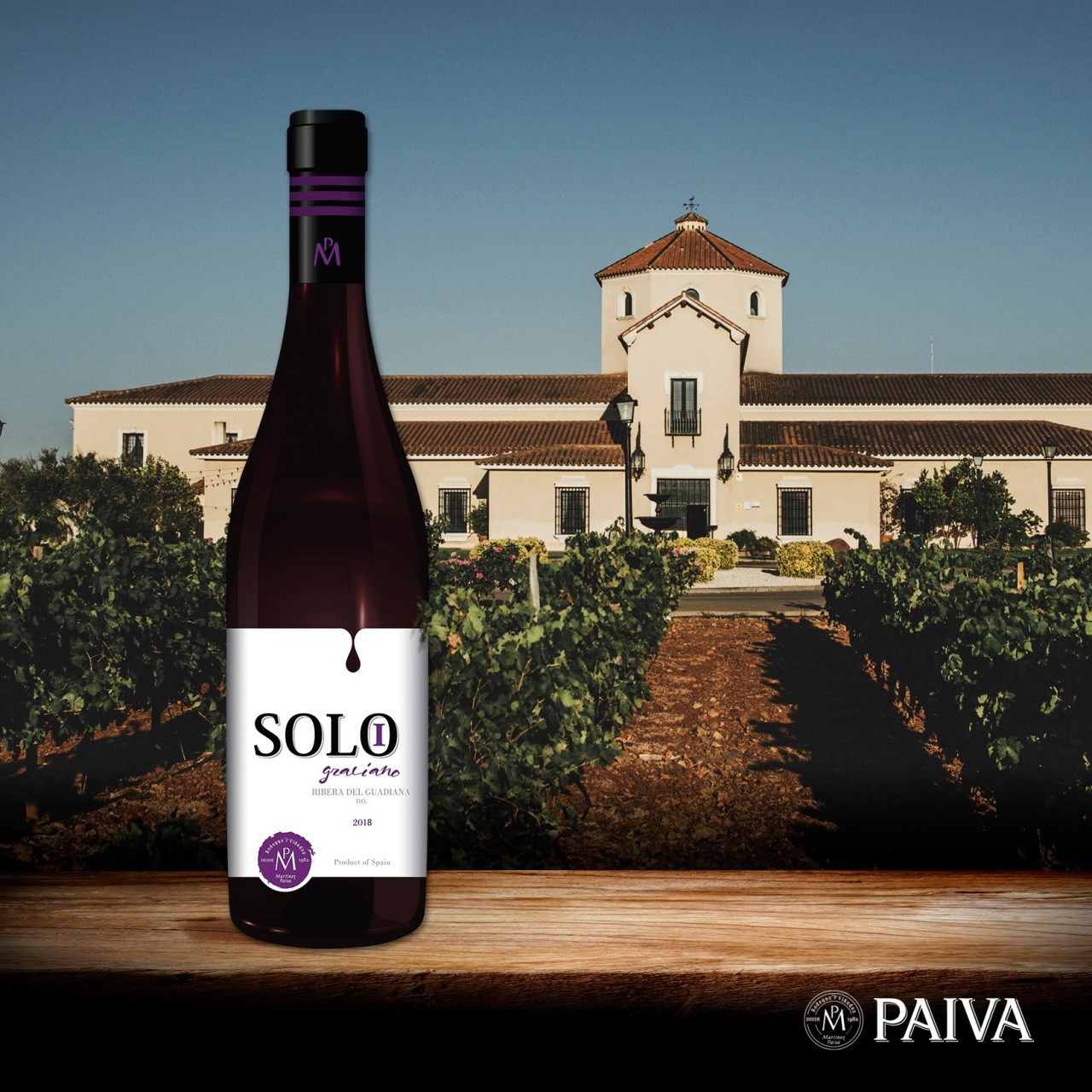 PAIVA 法瓦莊園 SOLO I 格拉西亞諾紅(Graicinao) 葡萄酒 2021 